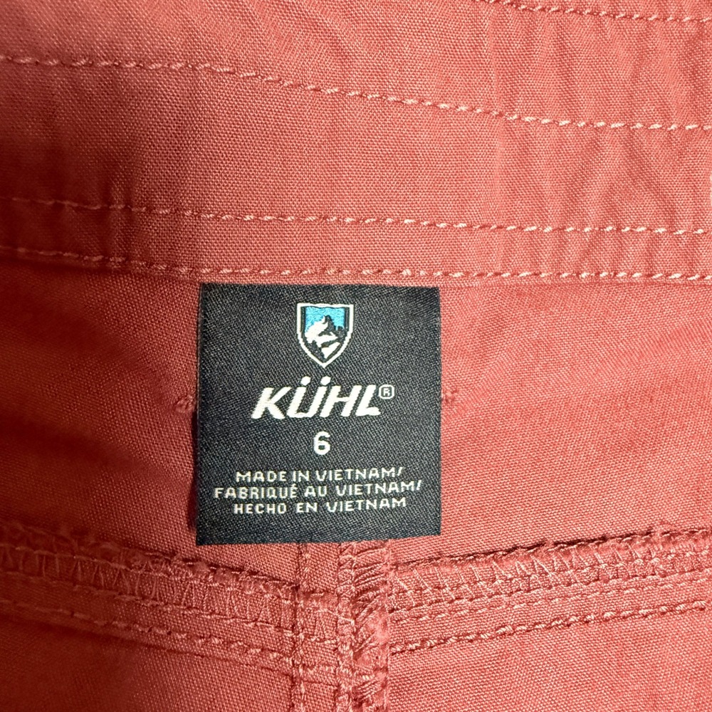 KUHL Splash Short Women 6 Red Clay Stretch Hiking Outdoors Gorpcore Casual EUC - Picture 3 of 15